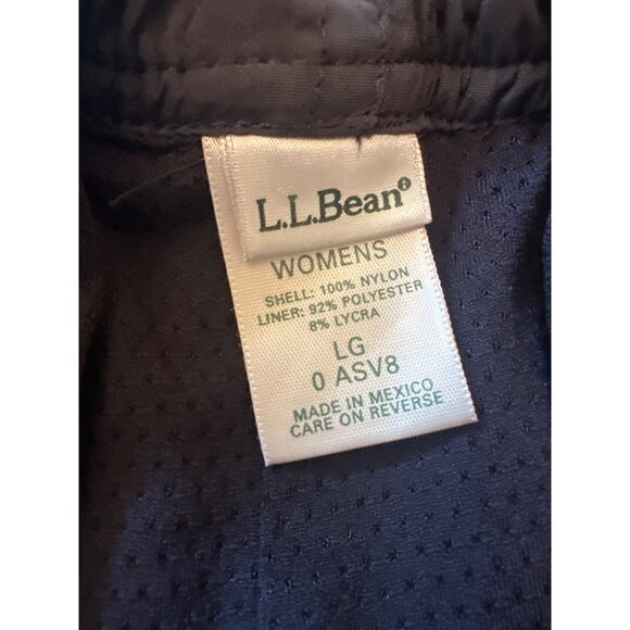 L.L.Bean Womens Quick-Dry Nylon Hiking Shorts With Belt Size L - Picture 2 of 4